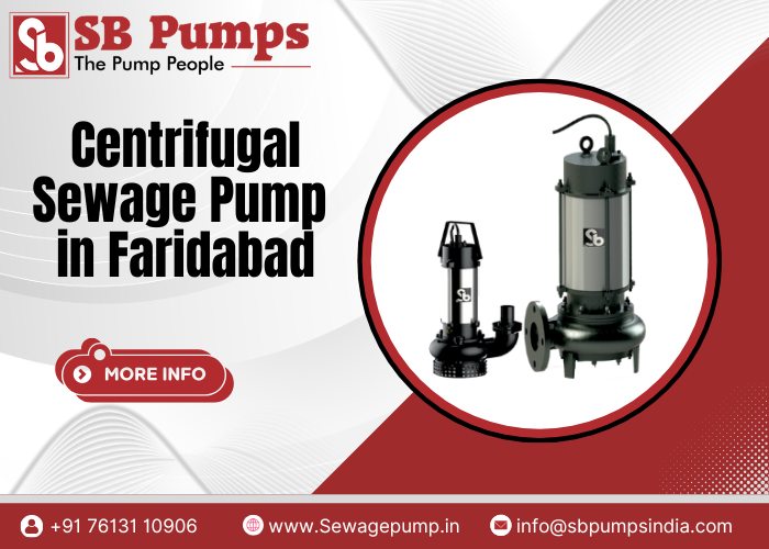 Centrifugal Sewage Pump in Faridabad