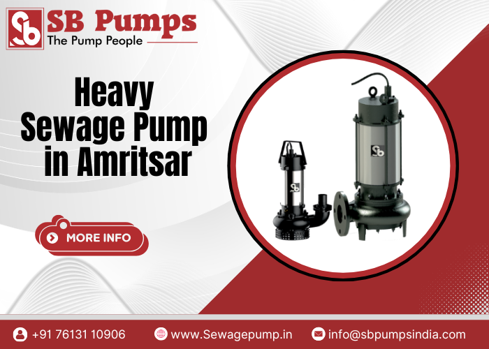 Heavy Sewage Pump in Amritsar