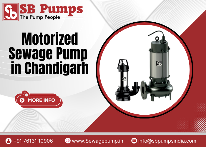 Motorized Sewage Pump in Chandigarh