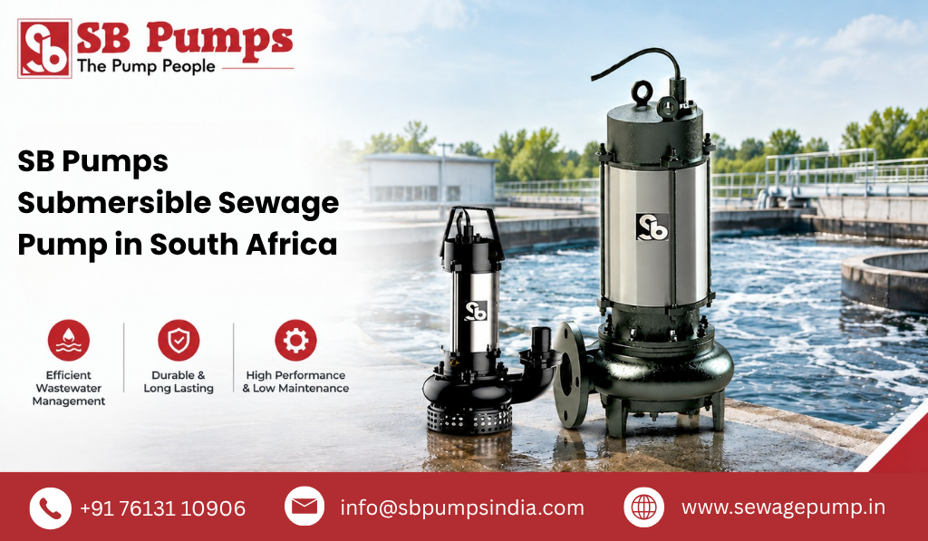 SB Pumps Submersible Sewage Pump in South Africa