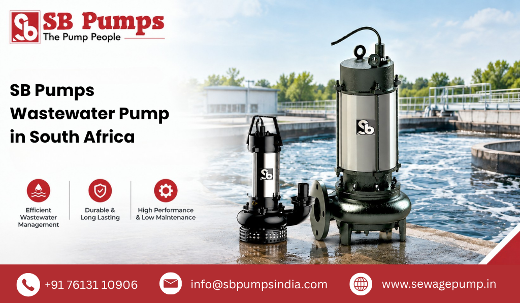 SB Pumps Wastewater Pump in South Africa