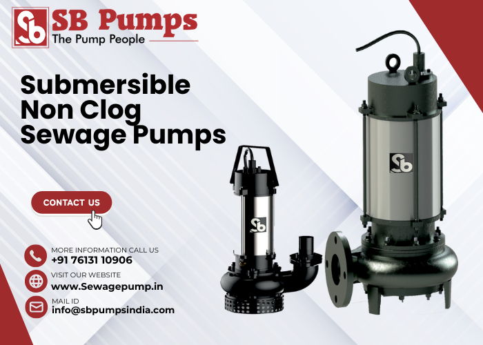 Submersible Non Clog Sewage Pumps
